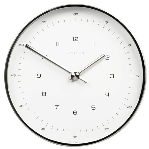wall clock max bill | number dial small