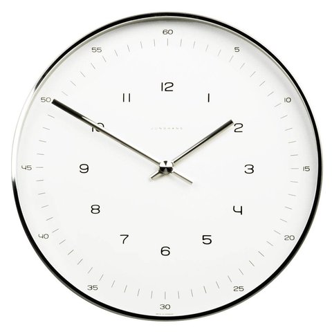 wall clock max bill | number dial large