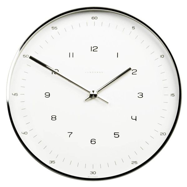 junghans wall clock max bill | number dial large – design max bill