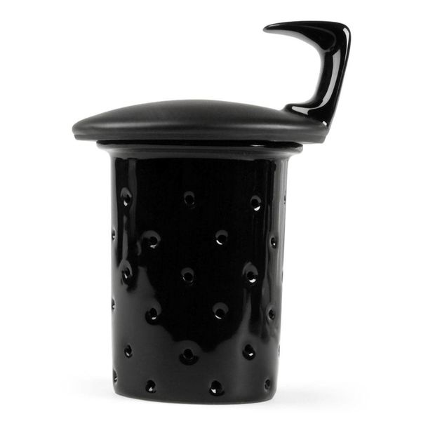rosenthal tac black | sieve and sieve lid for teapot 1,35 l – design walter gropius +  katherine de sousa