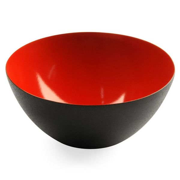 normann copenhagen krenit bowl |  8,4 cm red  – design herbert krenchel