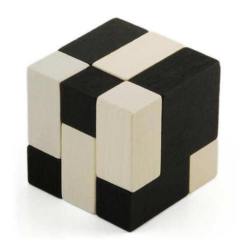 cube puzzle | black-white