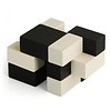 cube puzzle | black-white