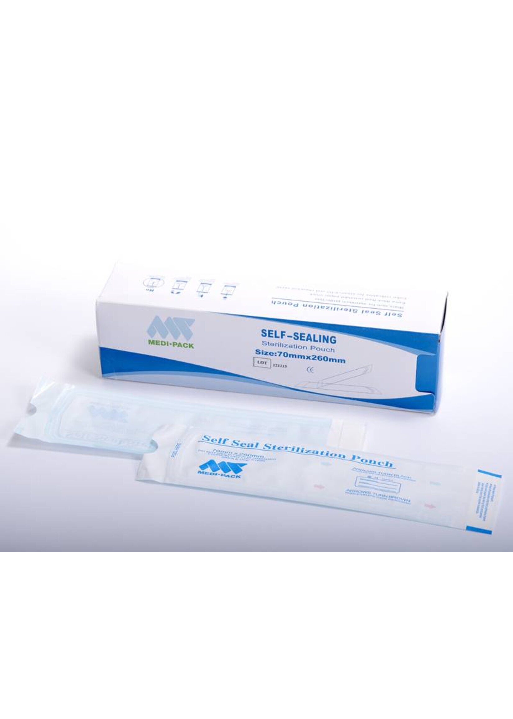 Sterilisationsbeutel, Medi Pack, selbstklebend VE 200 Stück