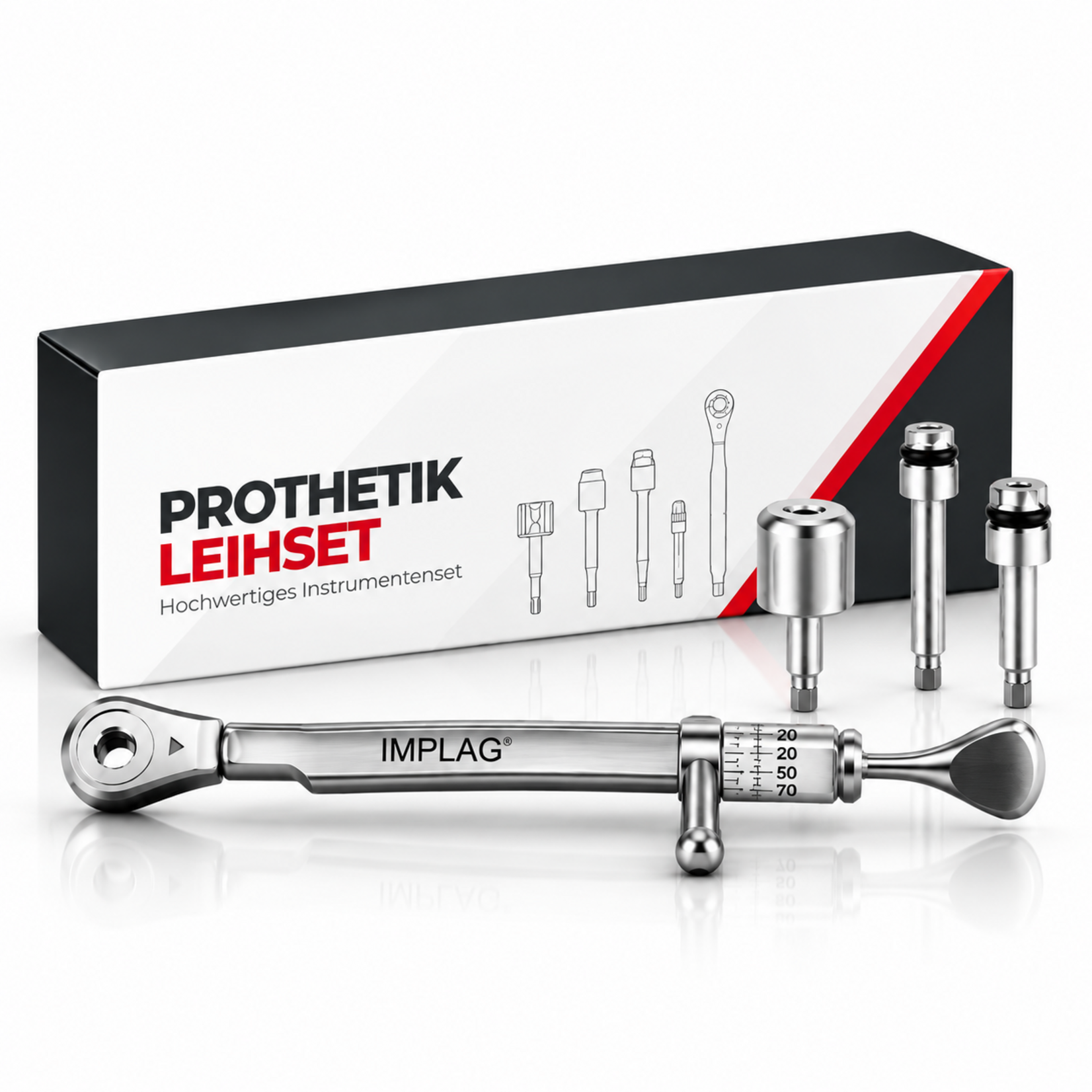 ImplAg ImplAg Prothetik Kit Leihset für INNO, Osstem TS & Bioconcept BV etc.