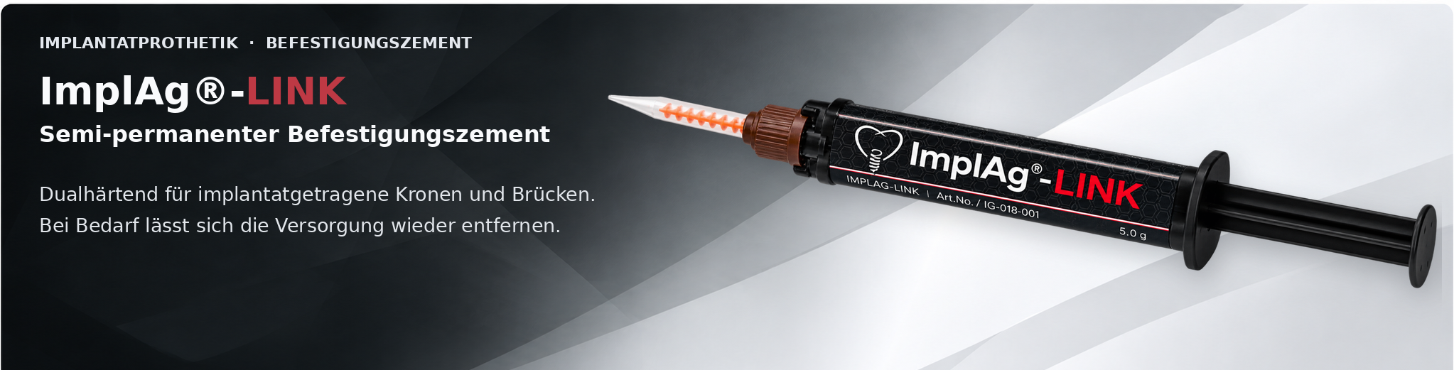ImplAg-LINK semi-permanenter Befestigungszement