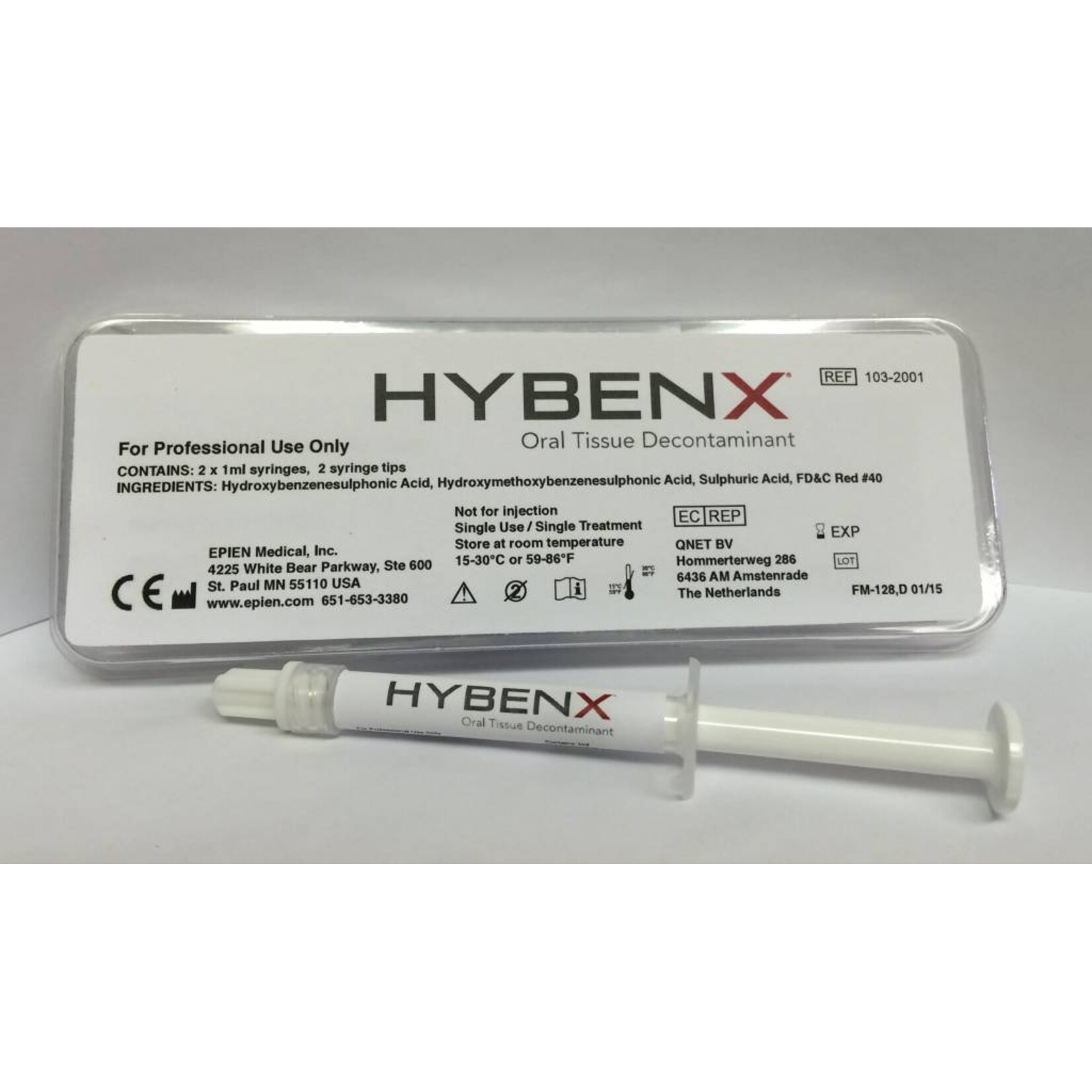 HYBENX® Biofilm Remover – Gel & Liquid, 10 × 0.5 ml syringes