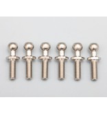 Yokomo ZC-206LHA - Rod End Ball L Size / Length 14.7mm / Thread 8.0mm with Hex Hole (6pcs)