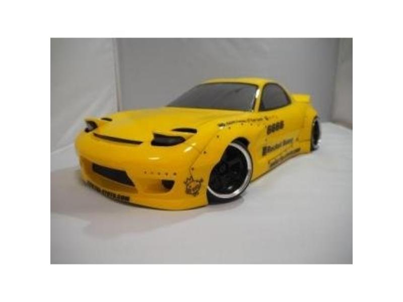 Addiction RC AD014-3 - Mazda RX-7 Rocket Bunny Body Kit - Duck-Tail Wing