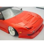 Addiction RC AD013-5 - Nissan 180SX Addiction Aero Parts Body Kit - Aero Hood (Bonnet)