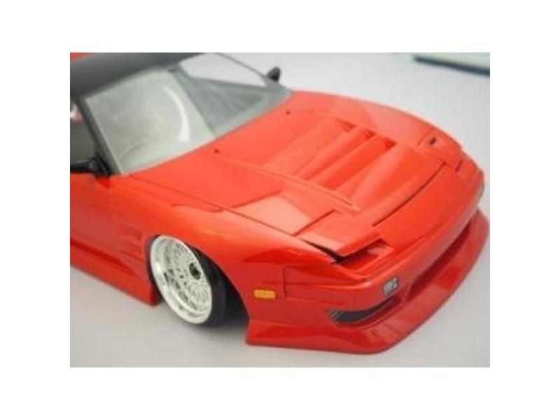 Addiction RC AD013-5 - Nissan 180SX Addiction Aero Parts Body Kit - Aero Hood (Bonnet)