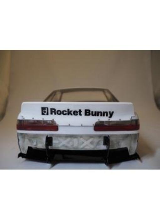 Addiction RC Nissan Silvia S13 Rocket Bunny Body Kit V2 - Duck-Tail Wing