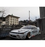 Addiction RC AD011-4 - Nissan Silvia S13 Rocket Bunny Body Kit V2 - Duck-Tail Wing