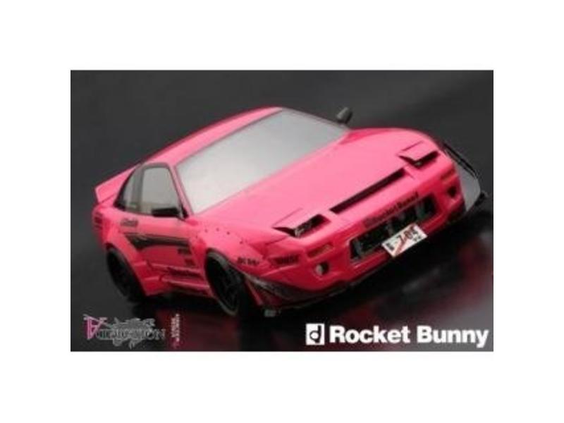 Addiction RC AD010-5 - Nissan 180SX Rodeo Special V2 Body Kit - Duck-Tail Wing
