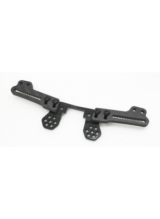 WRAP-UP Next Rear Shock Tower Split Structure for YD-2 - Black - DISCONTINUED