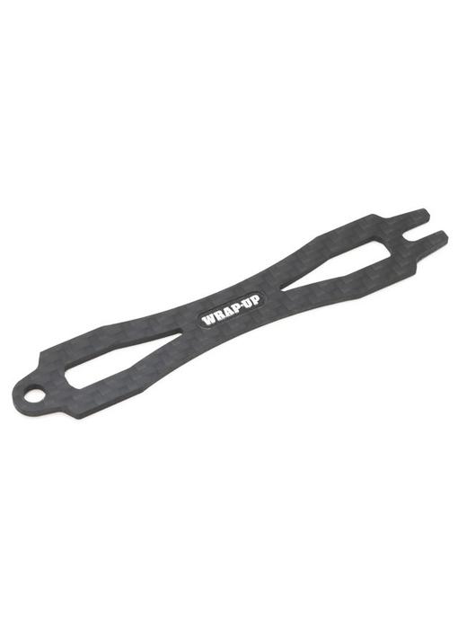 WRAP-UP Next Graphite Battery Brace Type-S for Short Size Lipo - DISCONTINUED