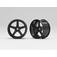 RP 5 Spoke 01 Drift Wheel - Black (2pcs)