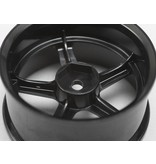 Yokomo RP 5 Spoke 01 Drift Wheel - Black (2pcs)