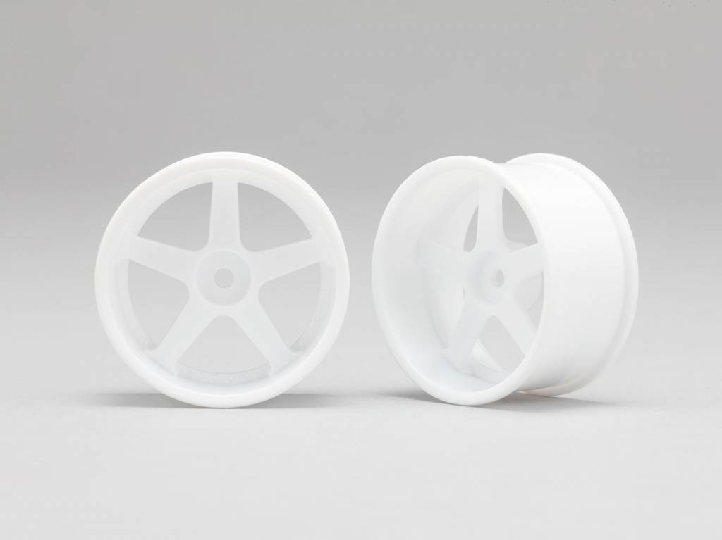 Yokomo RP Drift 5 Spoke - White Yokomo RP Drift 5 Spoke - White