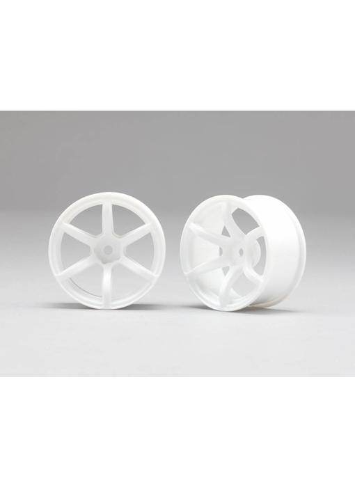 Yokomo RP 6 Spoke 02 Drift Wheel - White (2pcs)