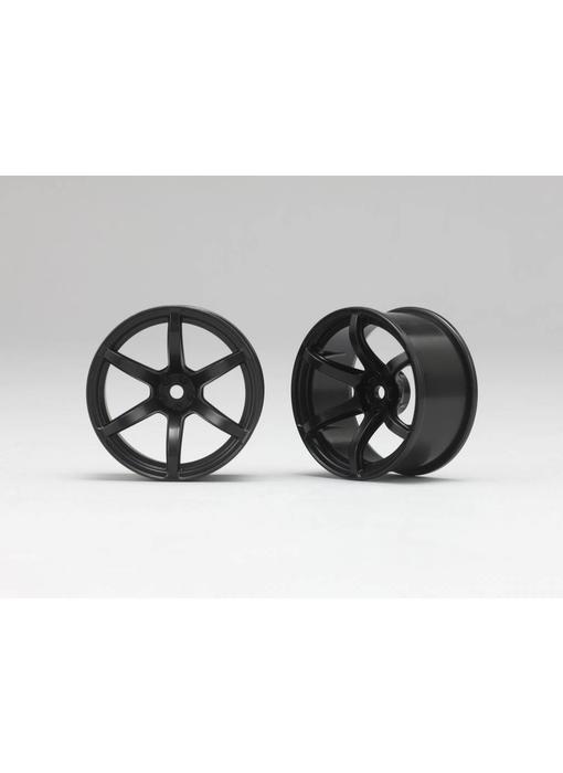 Yokomo RP 6 Spoke 02 Drift Wheel - Black (2pcs)