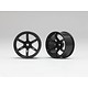 RP 6 Spoke 02 Drift Wheel - Black (2pcs)