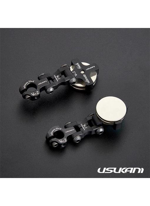 Usukani Aluminium Magnet Body Mount V 2.0 - Black (2pcs)