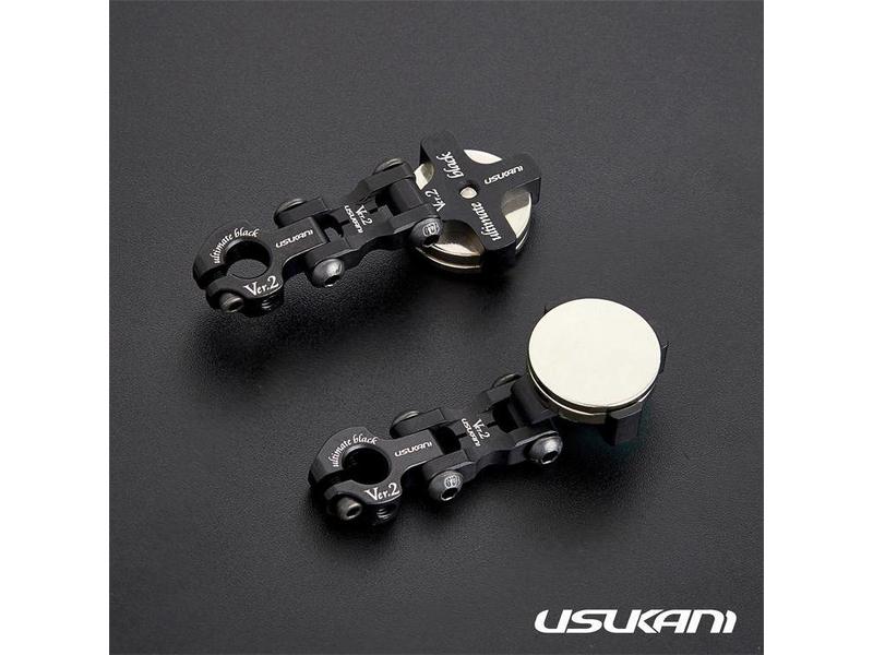 Usukani US88128 - Aluminium Magnet Body Mount V 2.0 - Black (2pcs)