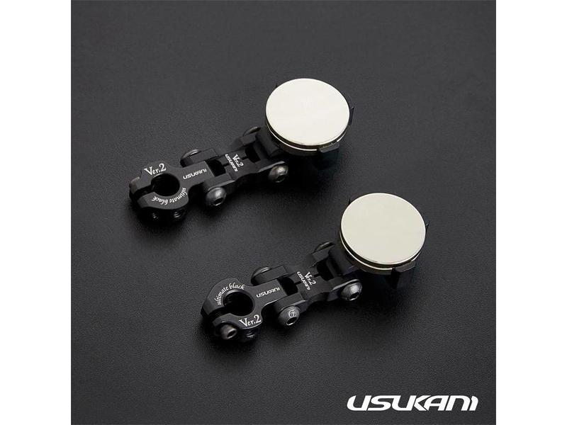 Usukani US88128 - Aluminium Magnet Body Mount V 2.0 - Black (2pcs)