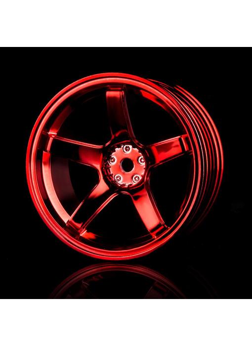 MST 5 Spokes Wheel (4) / Red