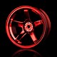 5 Spokes Wheel (4) / Red