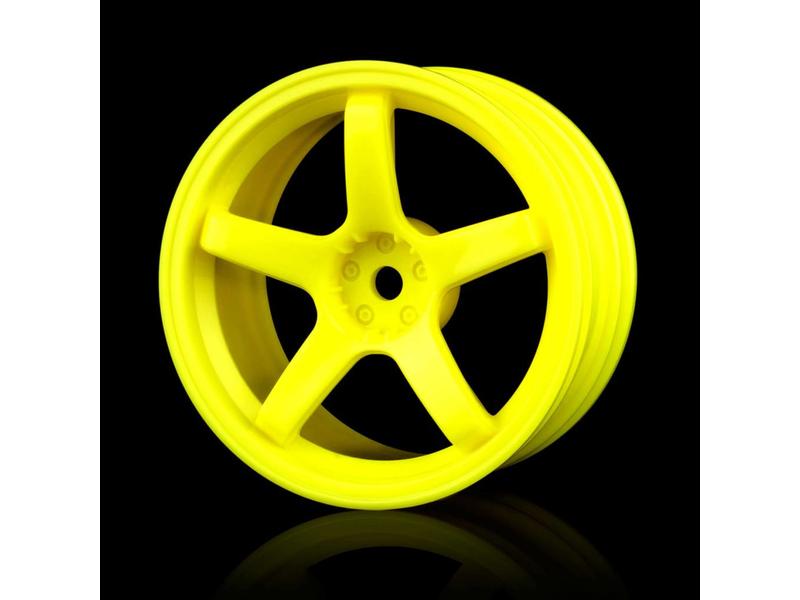 MST 5 Spokes Wheel (4pcs) / Color: Yellow