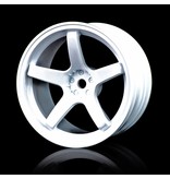 MST 5 Spokes Wheel (4pcs) / Color: White