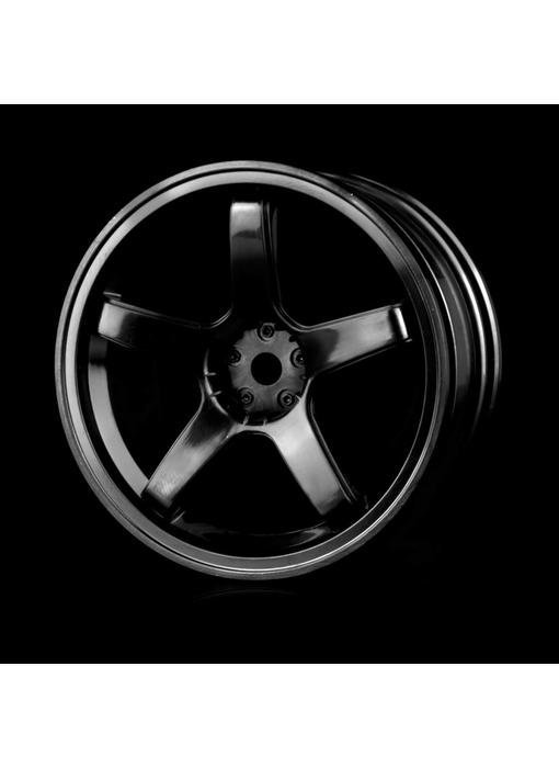 MST 5 Spokes Wheel (4) / Black