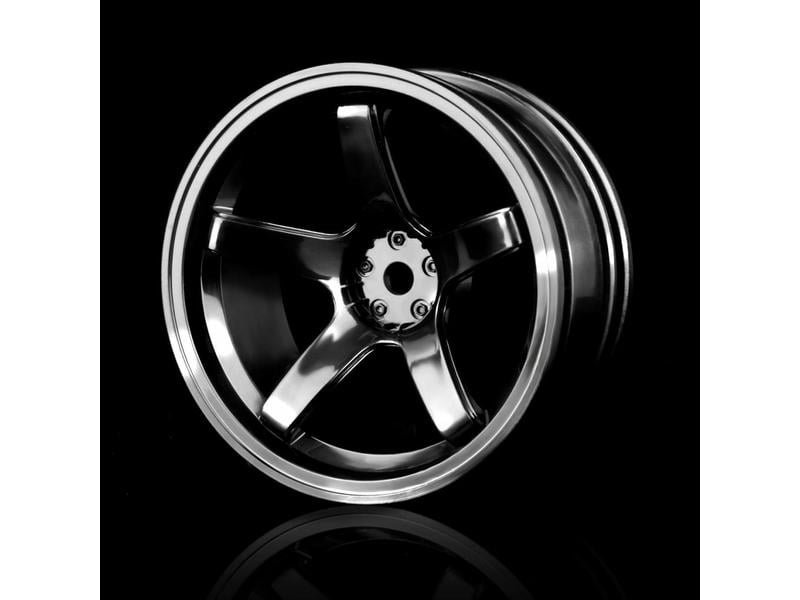 MST 5 Spokes Wheel (4pcs) / Color: Black