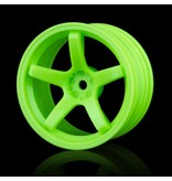 MST 5 Spokes Wheel (4pcs) / Color: Green