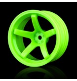 MST 5 Spokes Wheel (4pcs) / Color: Green