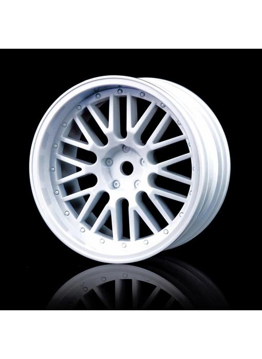 MST 10 Spokes 2 Ribs Wheel (4) / White