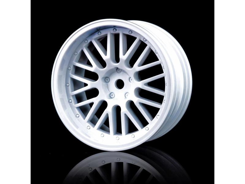 MST 10 Spokes 2 Ribs Wheel (4pcs) / Color: White