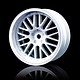 10 Spokes 2 Ribs Wheel (4) / White