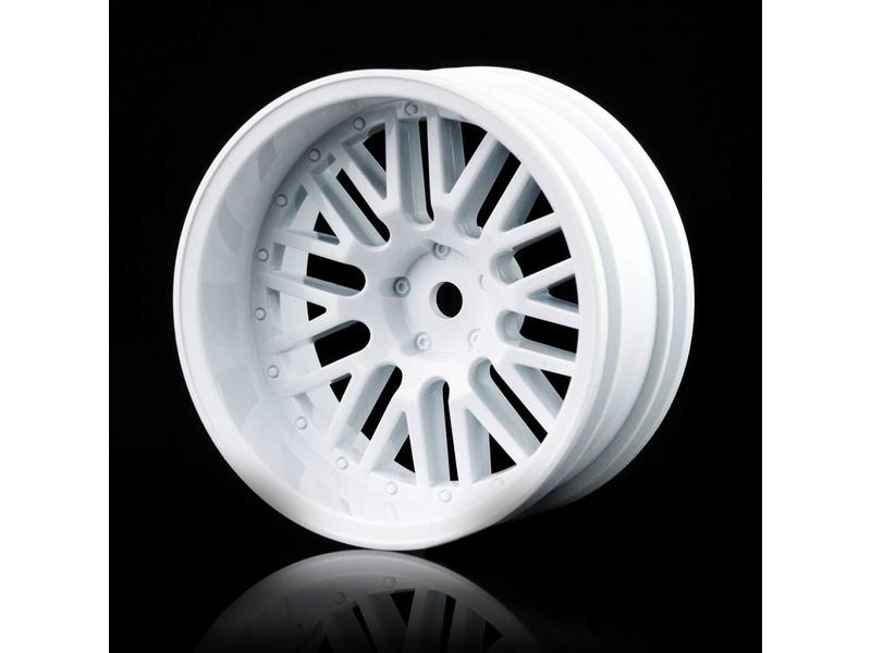 MST 10 Spokes 2 Ribs Wheel (4pcs) / Color: White