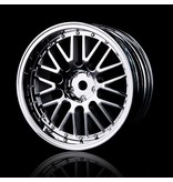 MST 10 Spokes 2 Ribs Wheel (4pcs) / Color: Silver (Chrome)