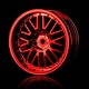 10 Spokes 2 Ribs Wheel (4) / Red