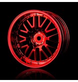 MST 10 Spokes 2 Ribs Wheel (4pcs) / Color: Red