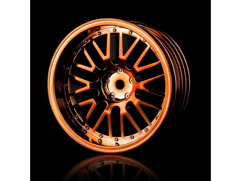 MST 10 Spokes 2 Ribs Wheel (4pcs) / Color: Copper