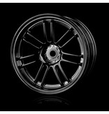 MST RE30 Wheel (4pcs) / Color: Silver Black (Dark Chrome)