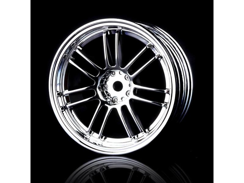 MST RE30 Wheel (4pcs) / Color: Silver (Chrome)