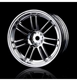 MST RE30 Wheel (4pcs) / Color: Silver (Chrome)