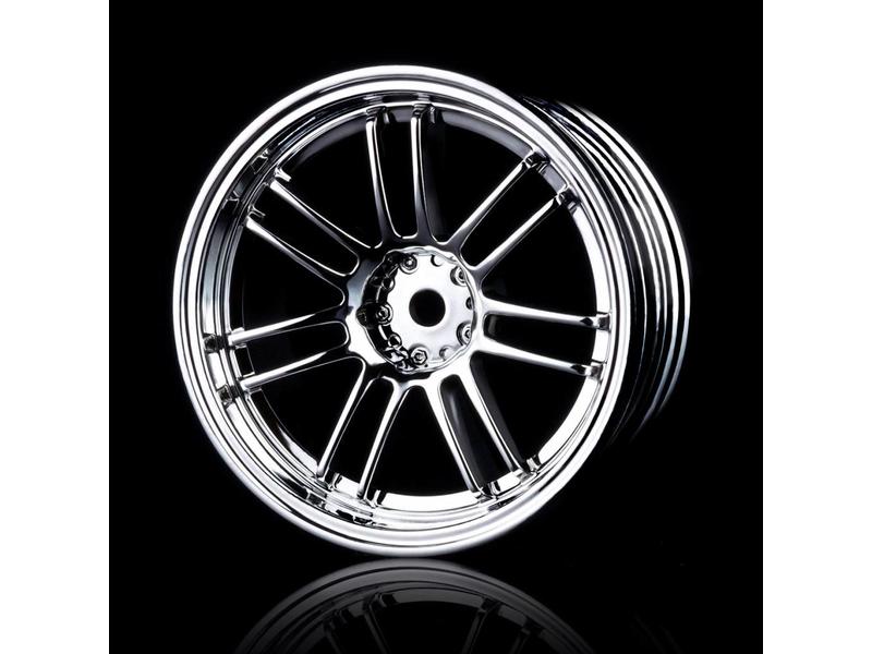 MST RE30 Wheel (4pcs) / Color: Silver (Chrome)