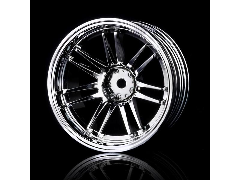 MST RE30 Wheel (4pcs) / Color: Silver (Chrome)